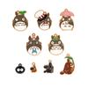 Dibujos Animados Totoro Accesorios para Joyería DIY Decoración de Bolsa de Estudiante Japonesa Colgante Colgante de Gato con Esmalte de Aceite de Aleación