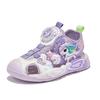 Sandalias para Niña Oso Grande 2026 Verano Nuevo Estilo Zapatos de Princesa de Punta Cerrada Sandalias de Playa para Niños de Punta Cerrada con Hebilla Giratoria