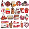 Best-sellers transfronteiriços, pingentes e fivelas decorativas de sapato de alta qualidade para tamancos, conjunto de acessórios para sapatos DIY, tamancos de jardim, fivelas decorativas de borracha macia PVC