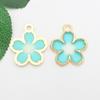 Fabricante de Accesorios para Joyería de Aleación Floral, Al por Mayor en Stock, Joyería Hecha a Mano para DIY, Accesorios para Joyería DIY de Goteo de Aceite Transfronterizo