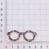 Accesorios de resina para manualidades de dibujos animados, gafas acrílicas mixtas, pinzas para el pelo de pegamento de crema, fundas para teléfono, hebillas de zapatos, llaveros