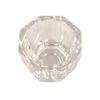 Herramientas para decoración de uñas, vaso de cristal, vaso octagonal de cristal transparente tallado, vaso para líquido, bolígrafo, botella de agua para lavar pintura