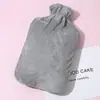 Bolsa de Agua Caliente Rellena de Agua con Puntos 3D Elevados Gran Capacidad Columna Cervical Abdomen Columna Lumbar Compresa Caliente Bolsa de Agua Caliente Engrosada Antiescaldaduras Calentador de Manos
