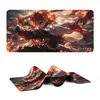 Tapete de Mouse Grande Estilo Anime Popular, Bordas Costuradas de Precisão, Base de Borracha Antiderrapante para Mesa, Personalizável com Seu Próprio Design