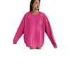 Nueva Sudadera de Estilo Simple Holgado con Cuello Redondo para Primavera y Otoño, Top Chaqueta Casual de Manga Larga para Mujer, Venta Directa de Fábrica en Stock