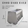 Comedero de Acero Inoxidable para Engorde, Comedero Espeso, Equipo de Porcicultura Unilateral de Acero Inoxidable, Material de Doble Cara para Engorde