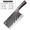 Funcionamiento del cuchillo de cocina Jianghu, cuchillo de chef picador casero, cuchillo de cocina afilado, cuchillo de corte forjado, cuchillo rebanador forjado casero