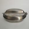 Caixa de Almoço Oval de Aço Inoxidável Frigideira Pequena para Exterior Utensílios de Cozinha para Piquenique Utensílios Portáteis de Cozinha para Exterior Caixa Bento para Estudante