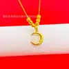 Collar de Cuentas de la Suerte Conejo de Luna Nueva para Mujer, Cadena de Clavícula de Alta Estética, Conjunto de Collar de Diseño de Nicho de Lujo Ligero Estilo Ins Venta al por Mayor