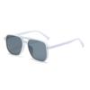 Gafas de sol de doble haz con montura grande, nuevas gafas de sol para hombre, montura moderna, gafas de conductor, gafas de sol anti-ultravioleta para mujer