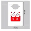 Delantal Desechable para Catering, Hot Pot, Barbacoa, Langosta, Resistente a Manchas, Resistente al Aceite, Delantal de Plástico PE al por Mayor, Impresión de Logo Personalizado