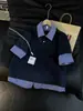Camisa Polo de Falso Dos Piezas con Parches de Cuadros para Hombre, Camiseta Casual Holgada de Manga Corta para Verano, Venta al por Mayor de Fábrica