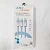 Caixa Retrátil de Três Cores, Embalagem de Cabo de Dados Dois-Para-Dois, Caixa Blister para Cabo de Carregamento de Cabeça Única, Caixa para Cordão de Celular