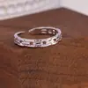 Suministro Exclusivo Transfronterizo de Anillos de Zirconia para Bodas de Lujo, Estilo Clásico, Anillos Elegantes y de Moda Electrochapados en Oro Real para Mujer con un Toque Moderno