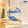 Nova Pintura de Areia Chinesa da Sorte com Fluxo Contínuo Ampulheta 3D Artesanato em Liga Decoração de Mesa Ornamento Descompressor Presente para Amigos