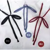 Mango Largo Sin Nudo Color Sólido Uniforme JK Camisa Corbata de Lazo Cuerda de Corbata para Mujer Accesorio de Traje de Marinero Cinta a Juego