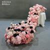 Flor Artificial Banquete de Cumpleaños Cascada Flor de Mesa Flor Colgante Tira de Flores Exhibición de Belleza Fila de Flores Colgantes Escenario de Boda Decoración de Compromiso Flor