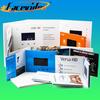 Máquina de publicidad para folletos empresariales LCD de invitación comercial multifuncional al por mayor de fábrica, álbum electrónico, tarjeta de felicitación de video