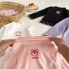 Derong Otoño e Invierno Nuevo Versátil Chica Dulce Camisa Base de Encaje Manga Larga Niñas Cálida Dibujos Animados Versátil Cómoda Camiseta Moderna