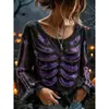 2026 Sitio Independiente Transfronterizo Amazon Nuevo Más Vendido Estampado Digital 3D Moda Floral para Mujer Camiseta