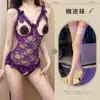 Lingerie Sedutora, Tentação de Renda, Roupa de Dormir Sexy que Não Tira, Body com Abertura no Entrepernas, Uniforme Quente para Provocar