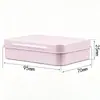 95 cajas metálicas con tapa abatible en stock para venta al por mayor, caja de embalaje para medalla de unidad USB de hojalata, caja de almacenamiento para tabaco y chicle de menta