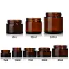 Materiais de Embalagem Cosmética 10g Frascos Dosadores para Produtos de Skincare 20g 30g Frascos de Vidro para Creme Frascos Vazios 50g Potes de Creme Recipientes Dosadores