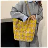 2025 Bolso Nuevo Transfronterizo Bolso de Hombro Cuadros Coreanos Bolso de Felpa para Mujer Bajo el Brazo Bolso Tote de Gran Capacidad Bolso de Mujer