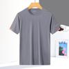 Camiseta de Manga Corta de Seda Helada con Estampado de Ciervo Bugu para Mujer, Moda de Verano, Nueva, Transpirable al Frío, para Correr, Deportes, Montañismo, Secado Rápido