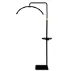 Luz LED Curva de 28 pulgadas para Extensiones de Pestañas, Luz Sin Sombras con Patrón de Media Luna para Tatuajes, Iluminación de Rostro para Belleza, Lámpara de Pie con Protección para Ojos, Exclusivamente para Suministro Transfronterizo