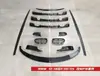 Lábio traseiro MP lábio traseiro adequado para BMW Série 3 F30 modificado F35 saia lateral lábio traseiro lábio dianteiro kit de aerofólio traseiro Black Samurai