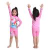 Ropa Protectora Solar de Manga Corta Dividida Hecha a Medida para Niños Traje de Secado Rápido Traje de Baño para Playa Rafting Deportes Marinos
