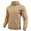 Moletom com capuz masculino transfronteiriço, esportivo e casual, versátil, peso pesado, tamanho europeu, caimento solto, manga longa, disponível em várias cores