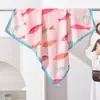 Elegante e de Alta Qualidade Roupa Externa Lenço de Seda Feminino 90cm Lenço Quadrado Grande Xale Versátil Lenço Novo para Primavera e Outono para Combinar com Camisas