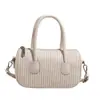 Bolso de Mano para Mujer 2025 Nuevo Moderno a la Moda Simple Bolso Cuadrado Pequeño Textivo Moderno Diseño Nicho Bandolera Bajo el Brazo