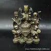 Cobre de Imitação Fulu Shou Três Estrelas Tigela do Tesouro Estrela da Fortuna Deus da Riqueza Ornamento Decoração de Casa Artesanato de Resina