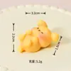 Acessórios de Pelúcia de Desenho Animado de Golden Retriever Pequeno, Decorações Artesanais DIY, Chaveiros de Bolsa, Enfeites de Mesa para Casa de Boneca