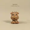 Madera de Durazno Doce Signos del Zodiaco Oveja, Caballo, Cerdo, Mono Llavero Colgante para Coche para Hombres y Mujeres, Amuleto de Llave del Año Zodiacal, Cadena para Teléfono