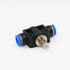 Válvula de Control de Flujo Ajustable de Conexión Rápida Neumática Pa Lsa8 4 6 10 12mm Válvula de Control de Flujo Tipo Tubería