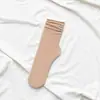 Calcetines de Seda de Hielo para Mujer, Calcetines de Media Pantorrilla, Estilo Delgado de Verano, Terciopelo Blanco de Moda, Calcetines Largos Negros de Seda de Hielo para Verano