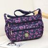Vendas Diretas da Fábrica, Bolsas Femininas de Tecido Floral, Bolsas Transversais de Ombro em Tecido Oxford, Novas Bolsas de Lona para Venda por Atacado para Mães de Meia-Idade e Idosas