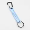 Llavero de Supervivencia al Aire Libre Llavero Trenzado de Paracord Anillo Llavero Colgante de Paracord Llavero de Paracord