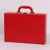 Caja de Entrega, Caja de Herramientas de Entrega Inmobiliaria, Caja de Entrega de Empresa de Alta Gama, Caja de Llaves, Caja de Regalo para Póliza de Seguro, Caja de Regalo de Cuero