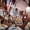 Pacote de Materiais Retrostory Série Anos de Luz e Sombra Diário Vintage Material para DIY Base de Decoração 51 Folhas 8 Estilos