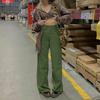 Pantalones casuales de pana drapeados de pierna ancha para mujer otoño Europa y Estados Unidos ebay nuevo ropa de mujer fabricantes en stock