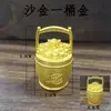 Un Cubo de Adornos Dorados, Cubos Pequeños de Latón, Regalos Artesanales, Fabricantes Retro Creativos al por Mayor