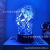 Lámpara de noche 3D con luz nocturna USB, nueva pintura, suministro transfronterizo multiplataforma, lámpara de escritorio con atmósfera creativa, regalos navideños