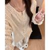 Pijama Dulce Floral Puro y Fresco Estilo Coreano para Mujer, Nuevo Conjunto de Otoño de Manga Larga y Pantalón Largo, Ropa de Casa Tallas Grandes