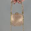 Mini Bolso Cruzado Acrílico con Cruz de Pedrería de Doble Cara, Bolso de Mano Pequeño, Bolso Guliang Jiji