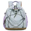 Nova Mochila Outdoor Estilo Montanha 2026 para Mulheres, Mochila com Cordão Color Blocking, Bolsa Leve Dobrável para Viagem e Caminhada